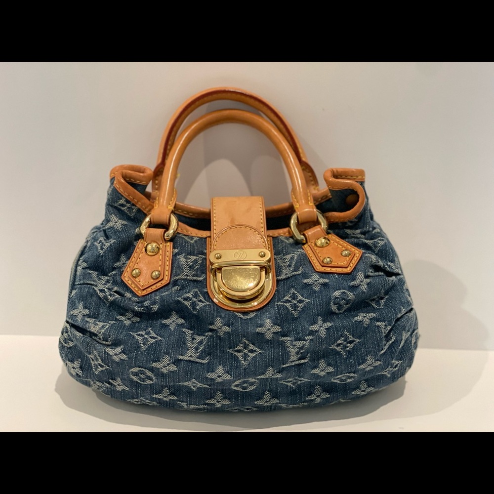 Louis Vuitton Monogram Denim Pleaty